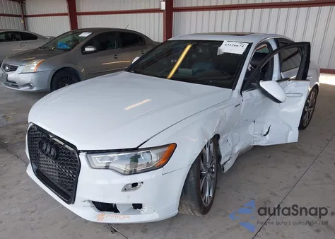 2013 Audi A6 2.0T Premium from USA, damaged, VIN WAUGFAFC6DN087476